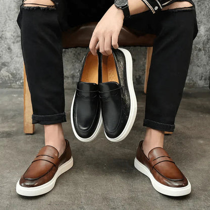 TheighT Leather Slip On Loafer