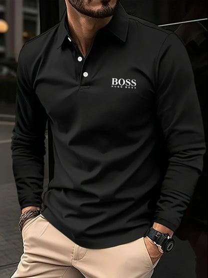 Long-Sleeve Polo for Men