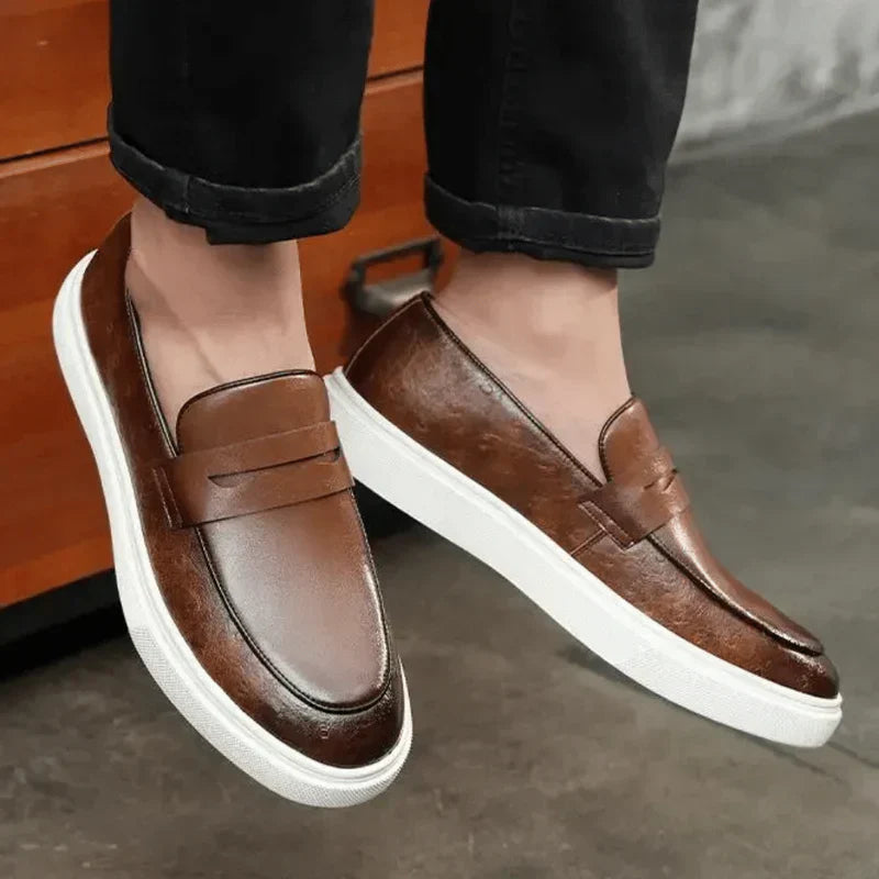 TheighT Leather Slip On Loafer